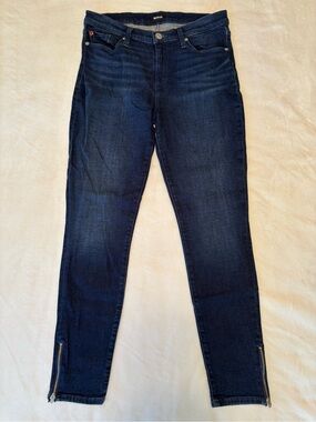 Hudson Natalie Midrise Super Skinny Ankle Jeans
